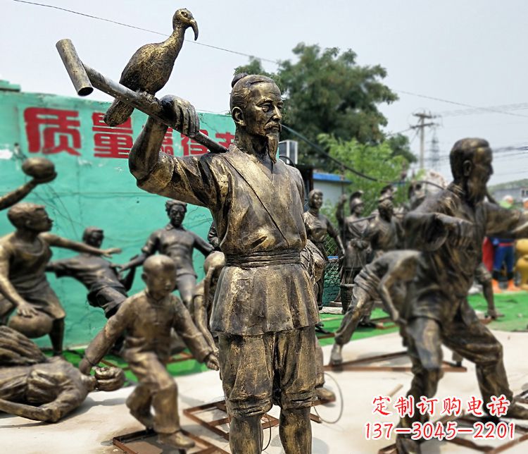 益阳鸬鹚雕塑——独具魅力的风采