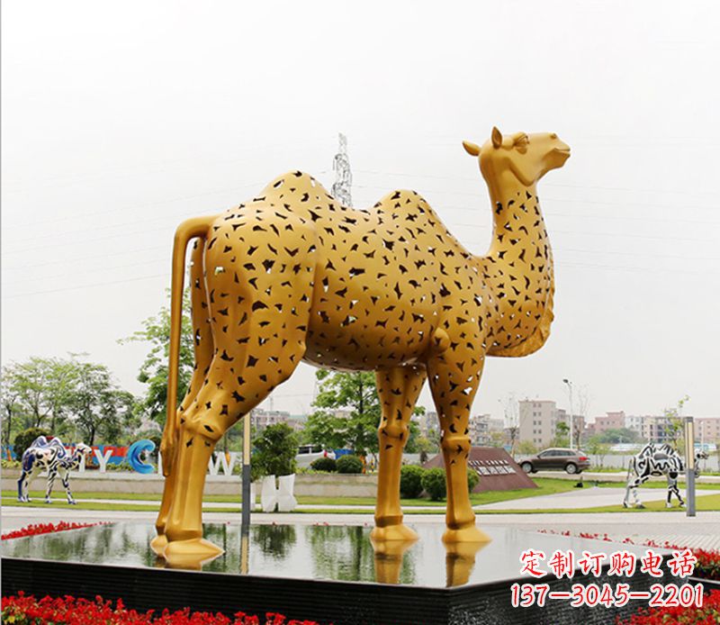 益阳中领雕塑：骆驼雕塑精美绝伦