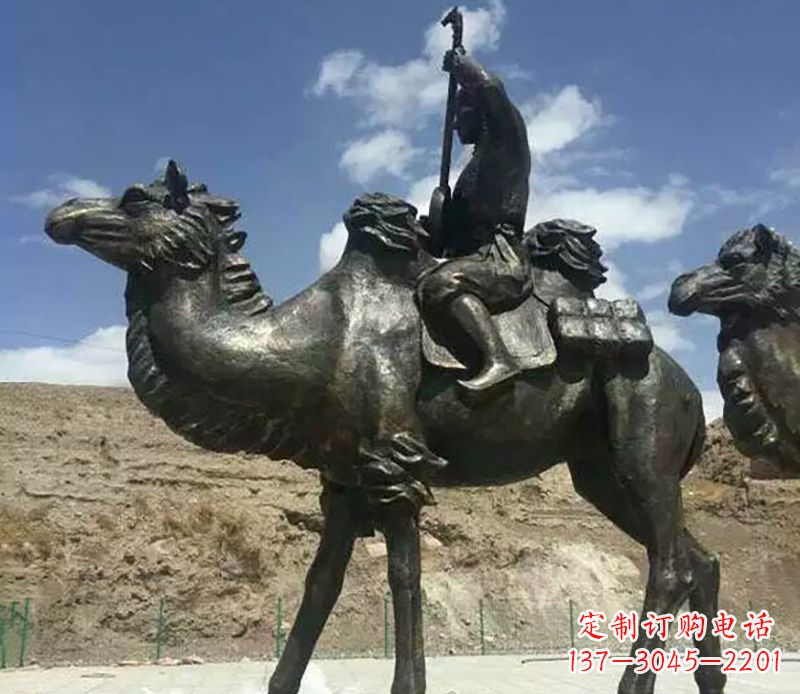 益阳骆驼铜雕，雕塑定制制造商