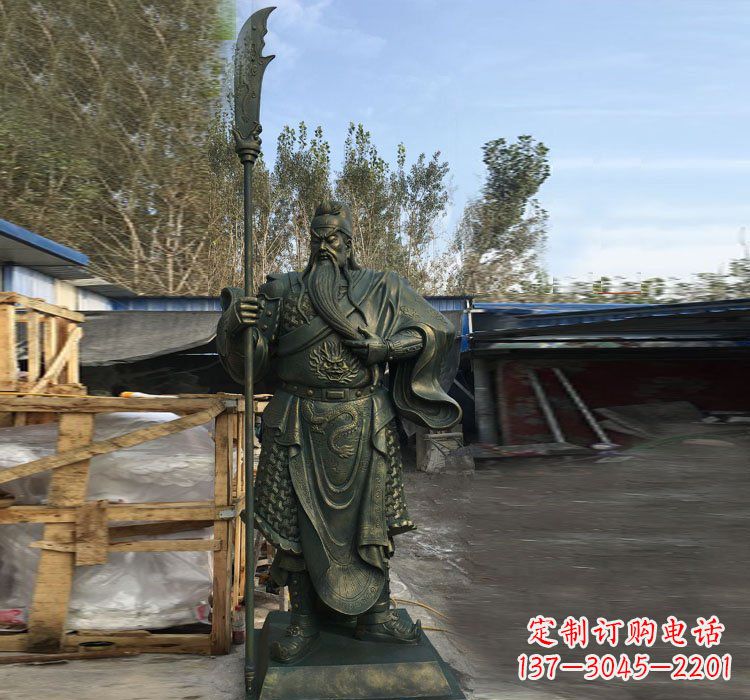 益阳中领雕塑公司推出的关公铜雕,将给您的家和…
