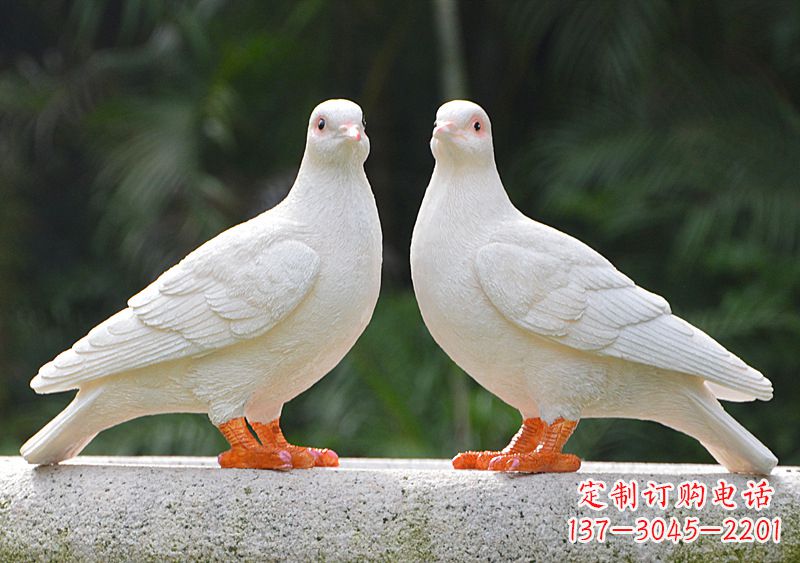 益阳华丽和平鸽雕塑,缔造美好新世界