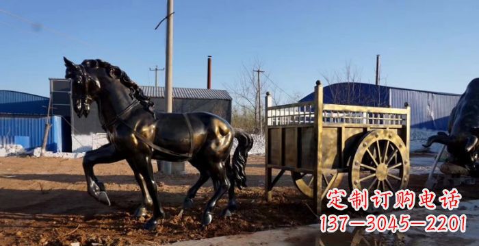益阳华丽复古,名车贵族,精美马车雕塑