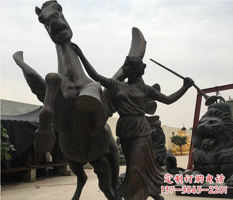 益阳精美马动物铜雕摆件