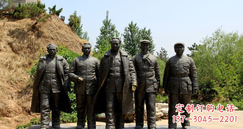 益阳传承历史,永记心间——中领雕塑毛主席人物铜雕