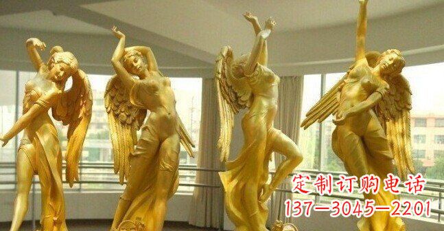 益阳西方天使雕塑,精美绝伦