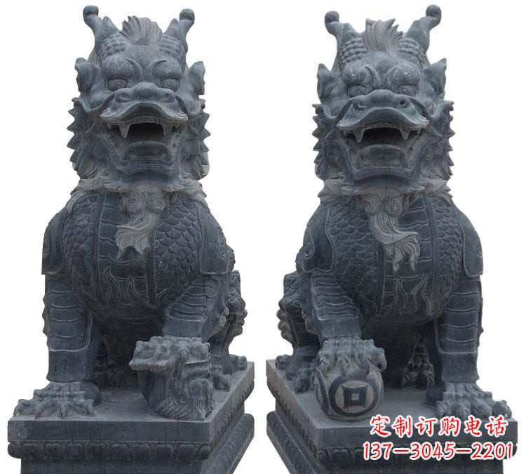 益阳门口麒麟古代神兽石雕