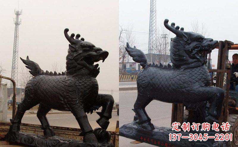 益阳艺术精灵---麒麟神兽铜雕