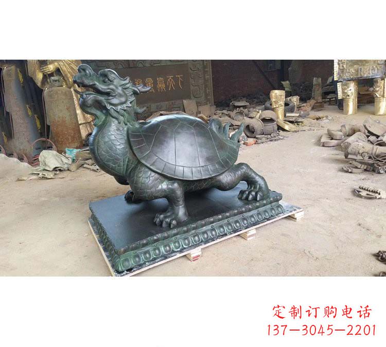 益阳青铜古风龙雕塑,精致外形美轮美奂
