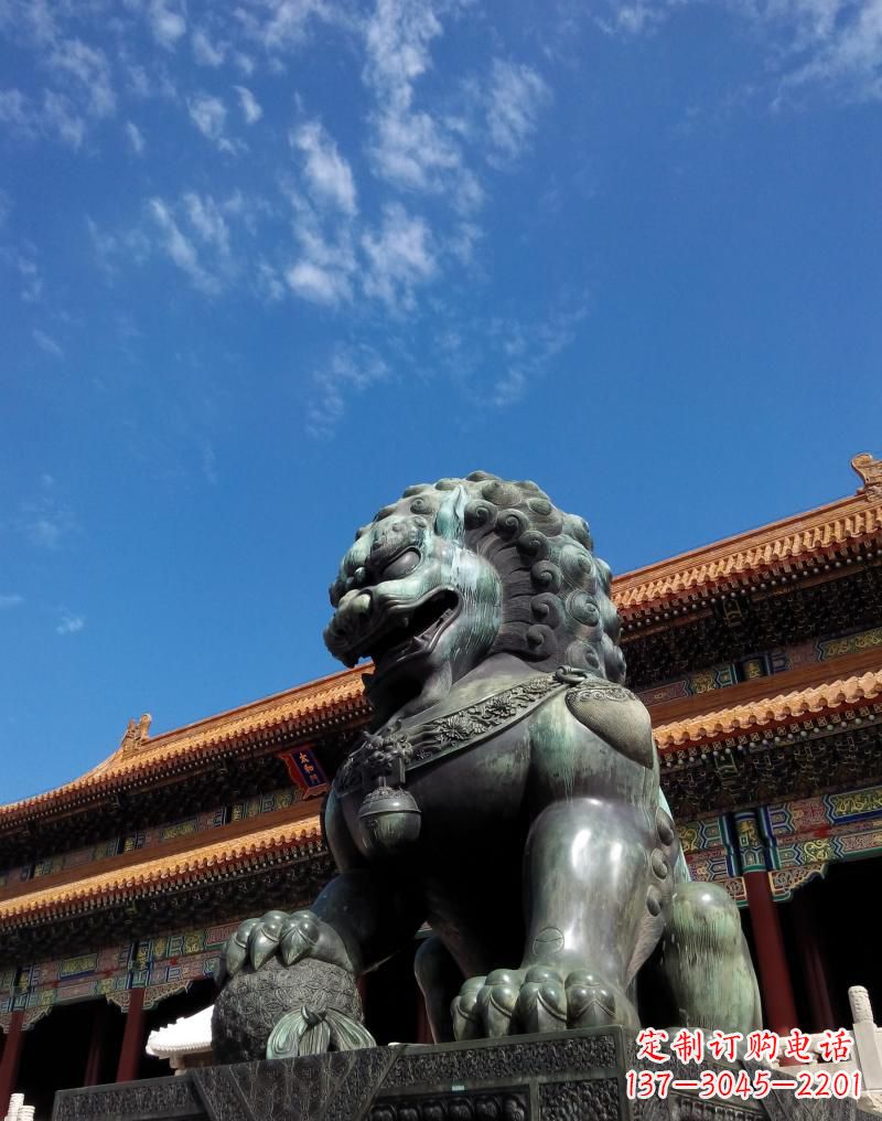 益阳铜雕狮子,传承古典文化