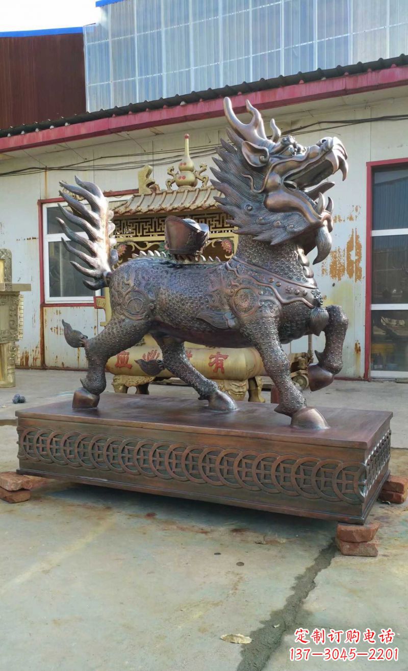 益阳精美雕刻,麒麟雕塑惊艳你的家