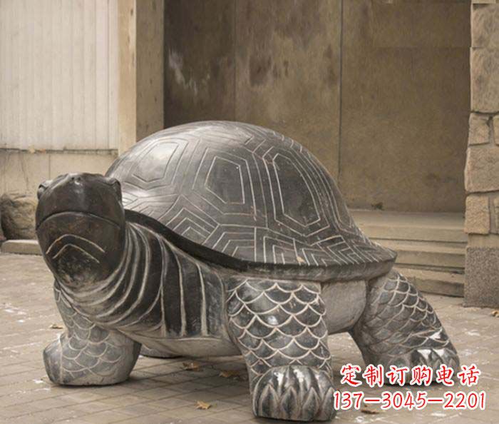 益阳母子乌龟公园动物石雕