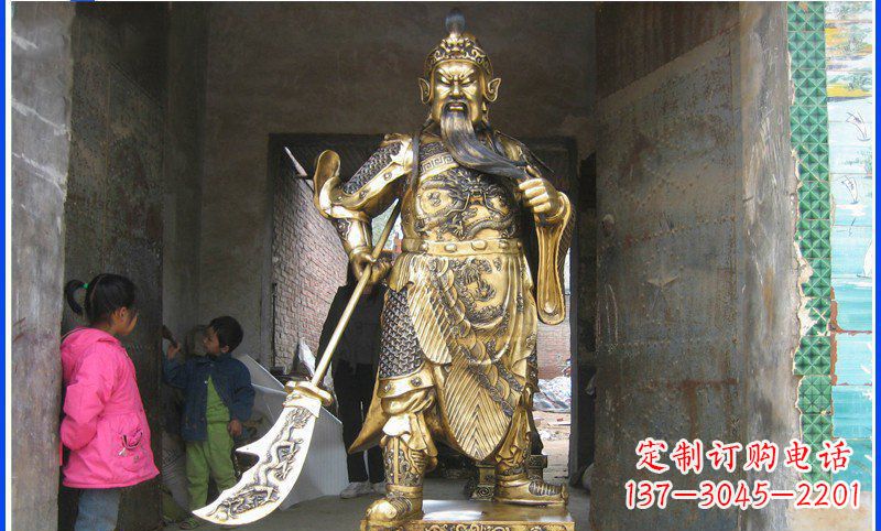 益阳铸魂关公雕塑,让古老传说继续传承