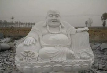益阳质感非凡的汉白玉弥勒佛雕塑