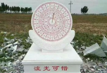 益阳汉白玉校园日晷雕塑，给你一份温暖的回忆