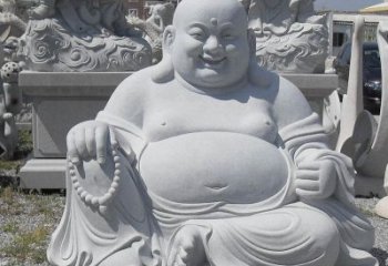 益阳精美高雅的汉白玉弥勒佛雕像