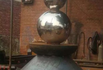 益阳中领雕塑手工定制葫芦不锈钢雕塑