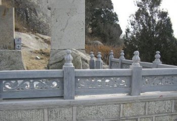 益阳中领雕塑：门神镇守！大理石栏板石雕