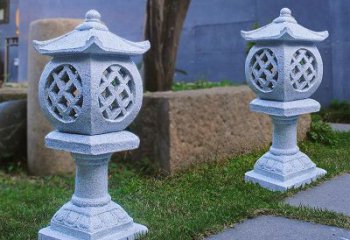 益阳花岗岩石灯笼雕塑——点缀家园，照亮晚宴