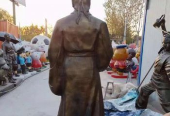 益阳精美雕塑永流传——华佗名医铜雕（定制）