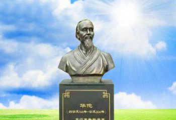 益阳比肩古代华佗，凝聚一抹精致艺术——华佗铜雕
