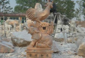 益阳精美的公鸡石雕，带您回到传统