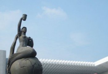 益阳中领雕塑推出的精美雕塑——铜铸地球塑像，…