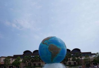 益阳定制大型不锈钢地球雕塑