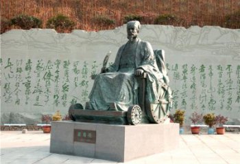 益阳享誉世界的诸葛亮铜雕景观雕塑