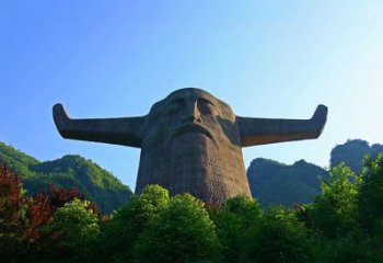 益阳中领雕塑：神农头像雕塑