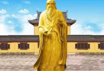 益阳中领雕塑老子骑牛石雕