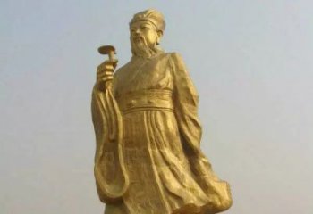 益阳精美绝伦的李时珍铜雕