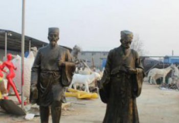 益阳复兴古艺，海归精品—李时珍铜雕