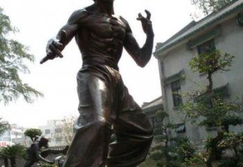 益阳专业定制李小龙铜雕