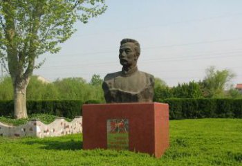 益阳鲁迅胸像近代名人铜雕，荟萃中国精神精髓