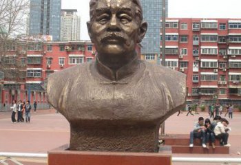益阳中领雕塑为您打造高端优质的鲁迅胸像铜雕