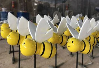 益阳动感蜜蜂雕塑，营造精致的都市公园