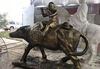 益阳铸就永恒的美丽——牧童人物雕塑