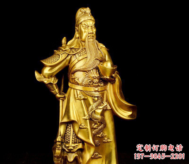 益阳关公铜雕,传承古典传统