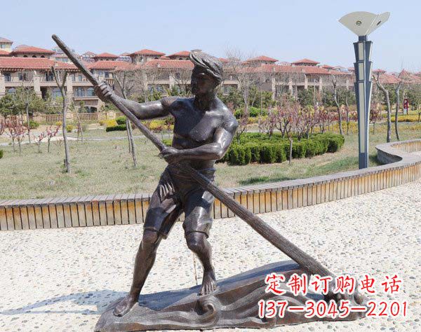 益阳传道受业解惑的男子雕塑