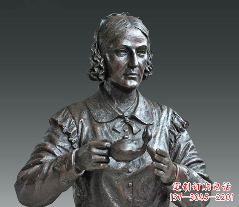 益阳南丁格尔铜雕,尊贵雕塑定制