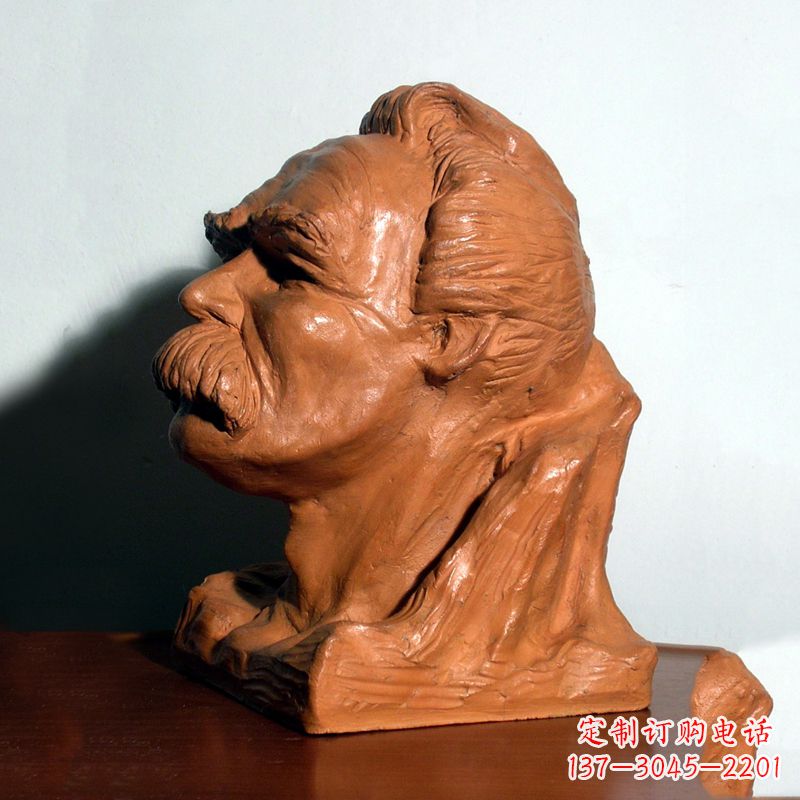 益阳尼采雕塑头像泥稿