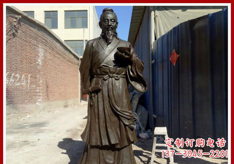 益阳中领雕塑的精品杜康铜雕将传统文化与现代工…