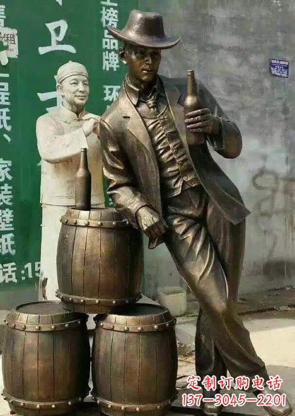 益阳精美高雅的牛仔铜雕