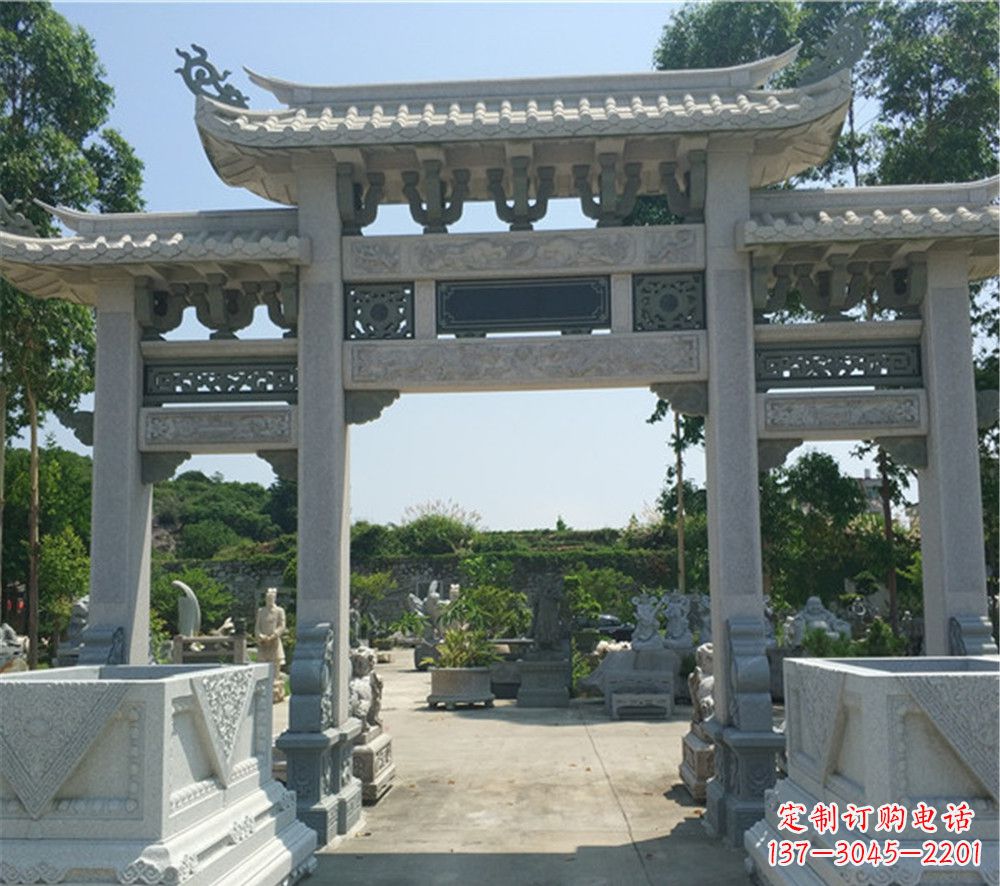 益阳农村石牌坊雕刻
