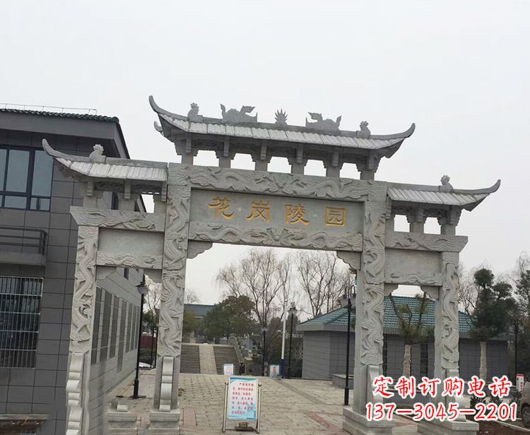益阳精美牌楼石雕,精致雕琢精美臻品