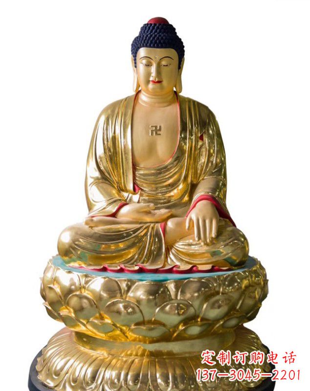 益阳如来佛雕塑，神圣古朴艺术精品