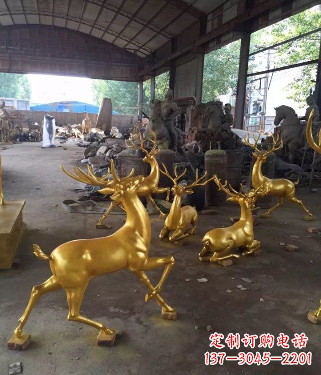 益阳风格多样的玻璃钢动物雕塑