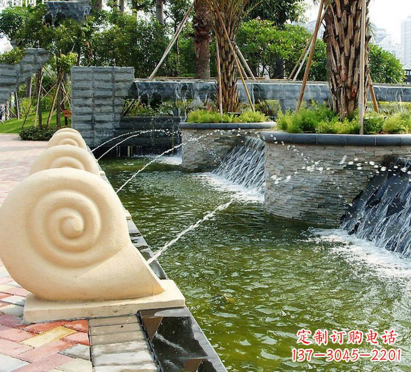 益阳蜗牛石雕塑|带你走进自然的美丽