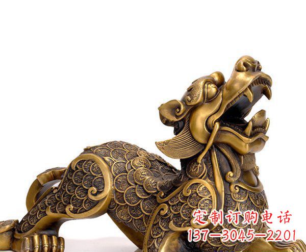 益阳精美铜质貔貅神兽雕塑