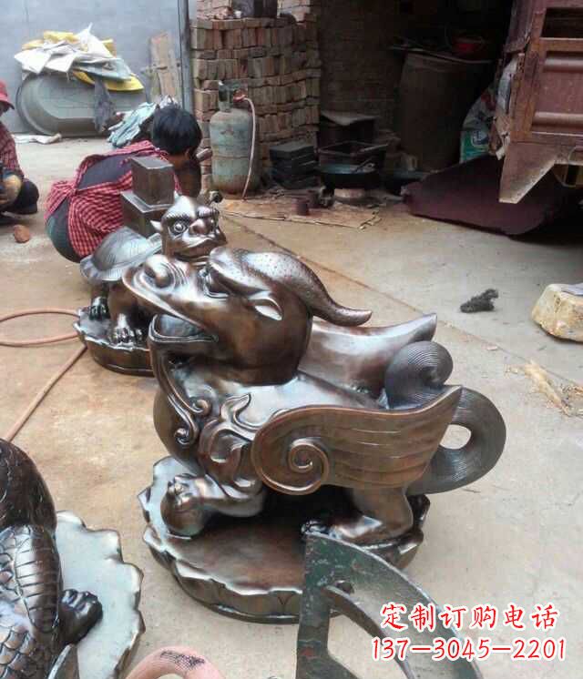益阳中领雕塑貔貅铜雕高雅非凡
